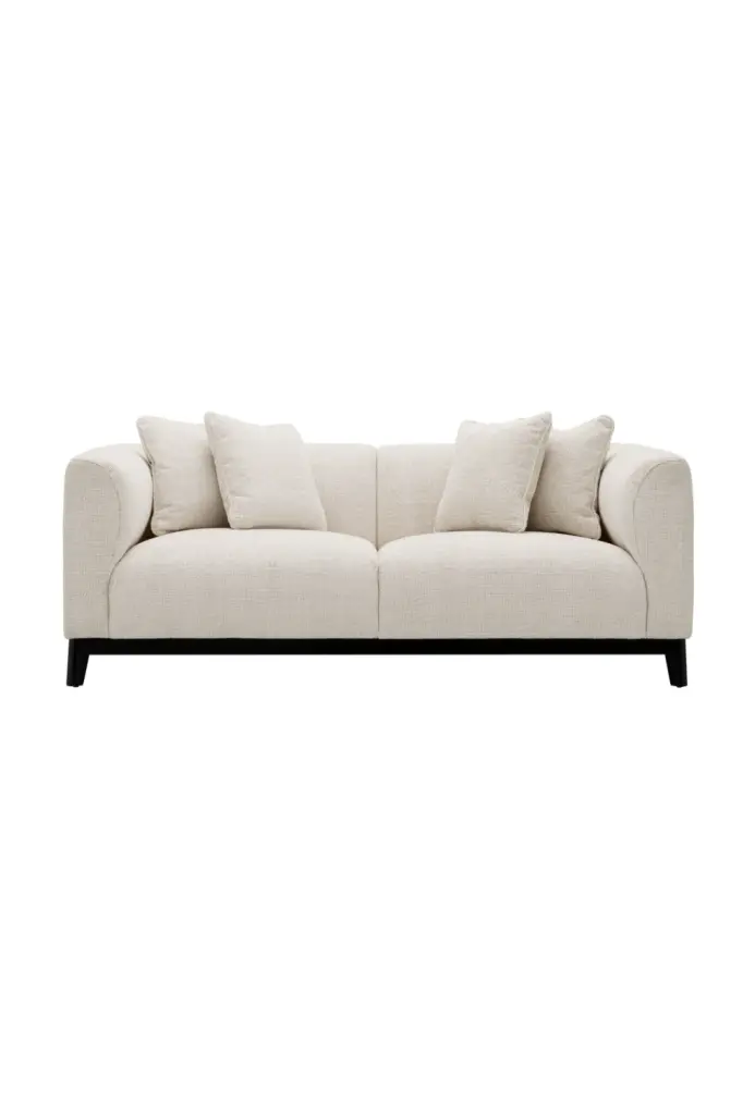 Modern Upholstered 2-Seater Sofa Eichholtz Corso Loveseat