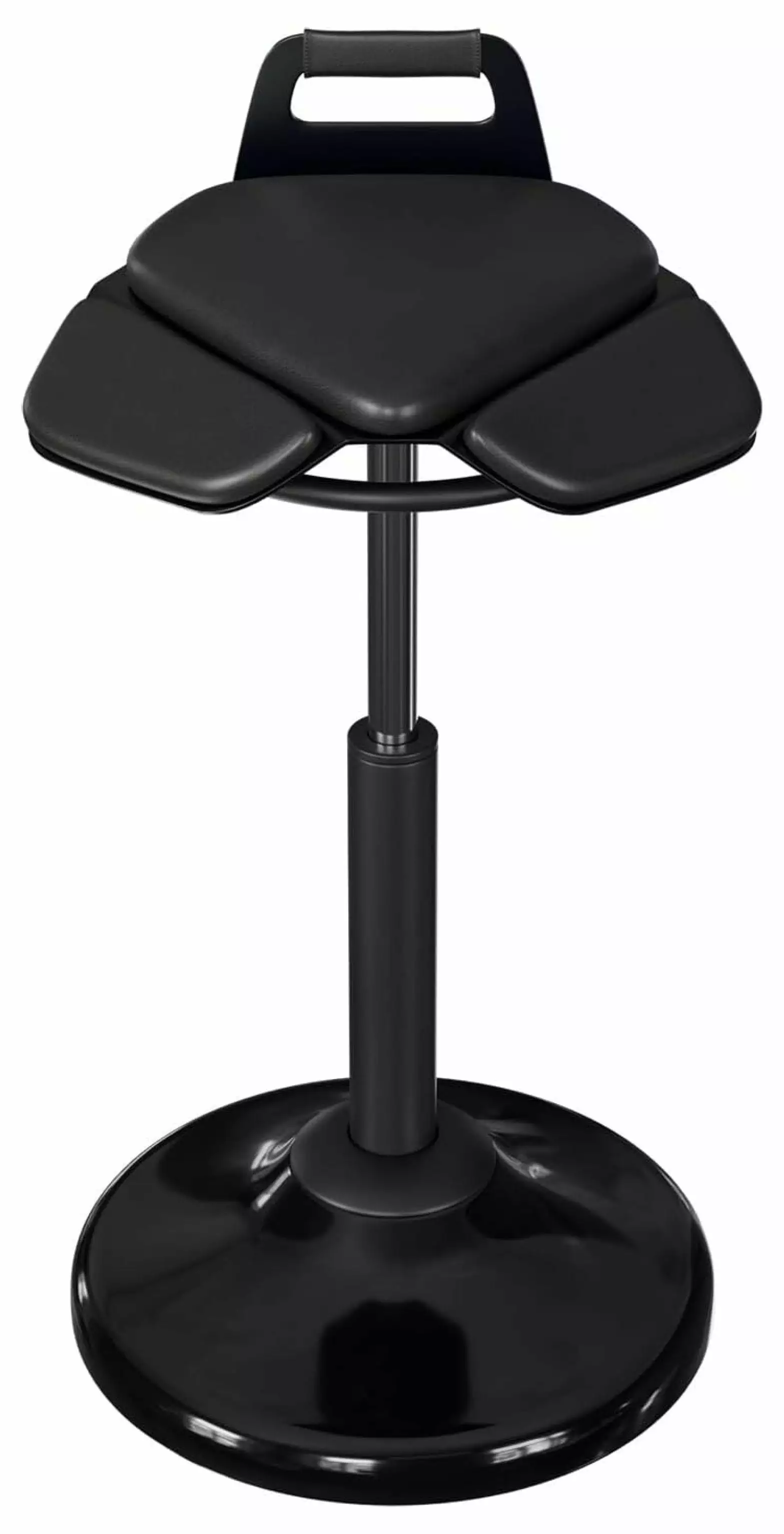ZeloraGildan Standing Desk Chair Ergonomic Adjustable Active Stool Good Posture Black