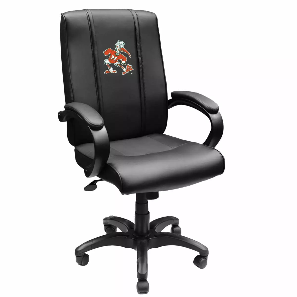 Miami Hurricanes Secondary Logo Office Chair 1000 Zipper System DreamSeat