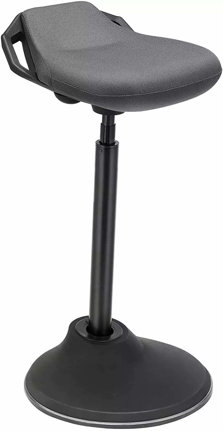 SONGMICS Adjustable Ergonomic Standing Stool Office or Home Use Gray SONGMICS by SONGMICS HOME