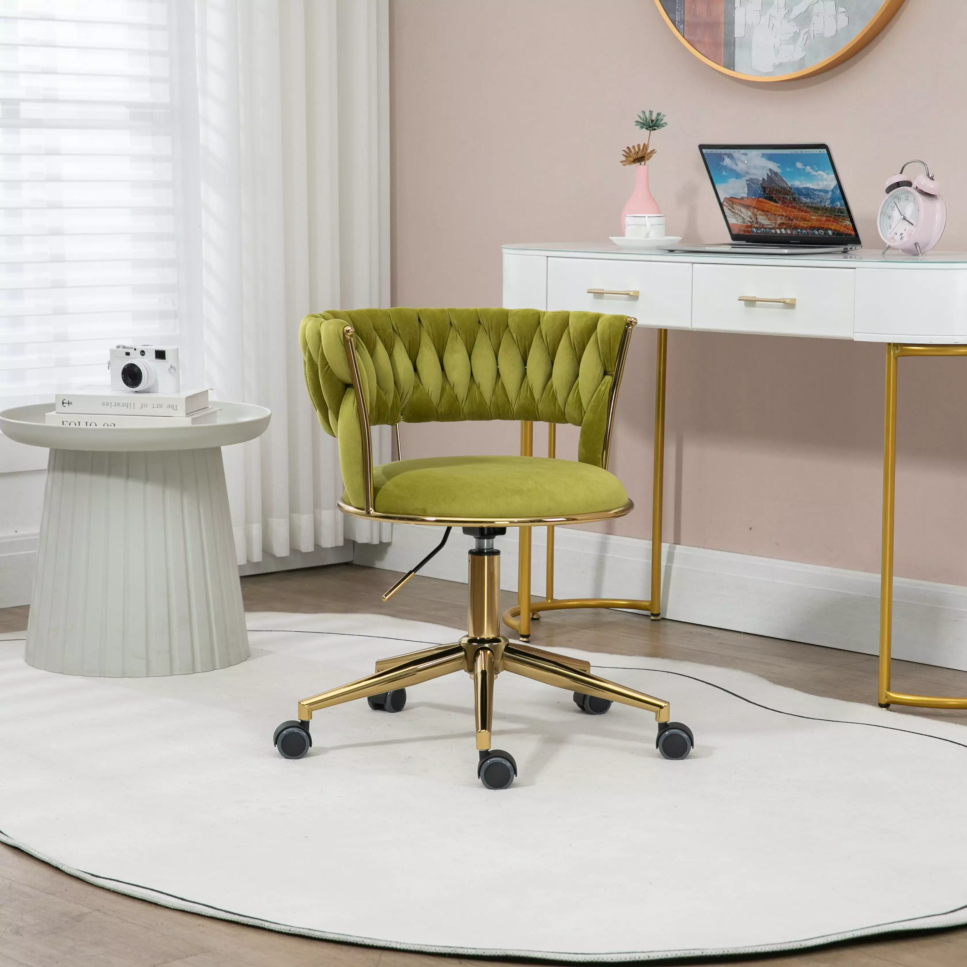 Modern Adjustable Home Computer Executive Chair Swivel Task Chair Vanity Desk Chair Bed Bath & Beyond