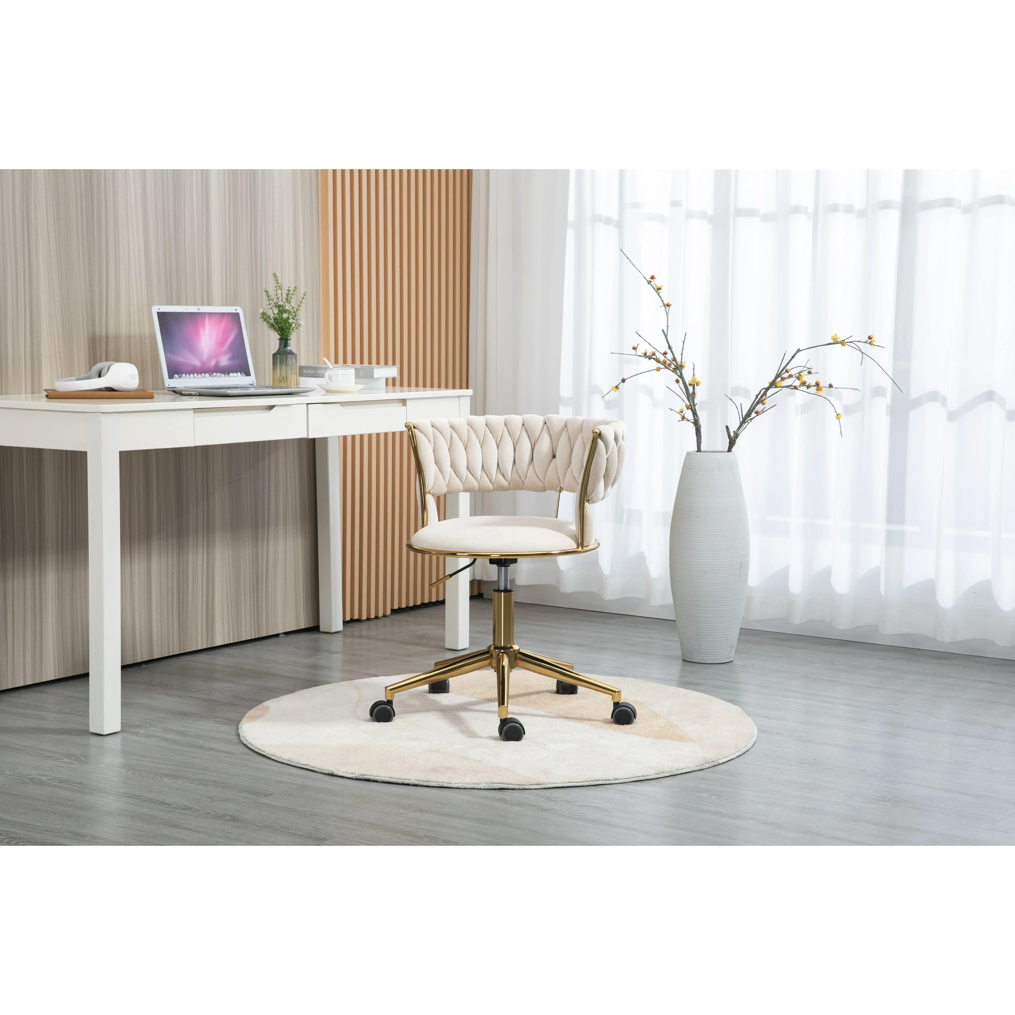 Modern Adjustable Home Computer Executive Chair Swivel Task Chair Vanity Desk Chair Bed Bath & Beyond