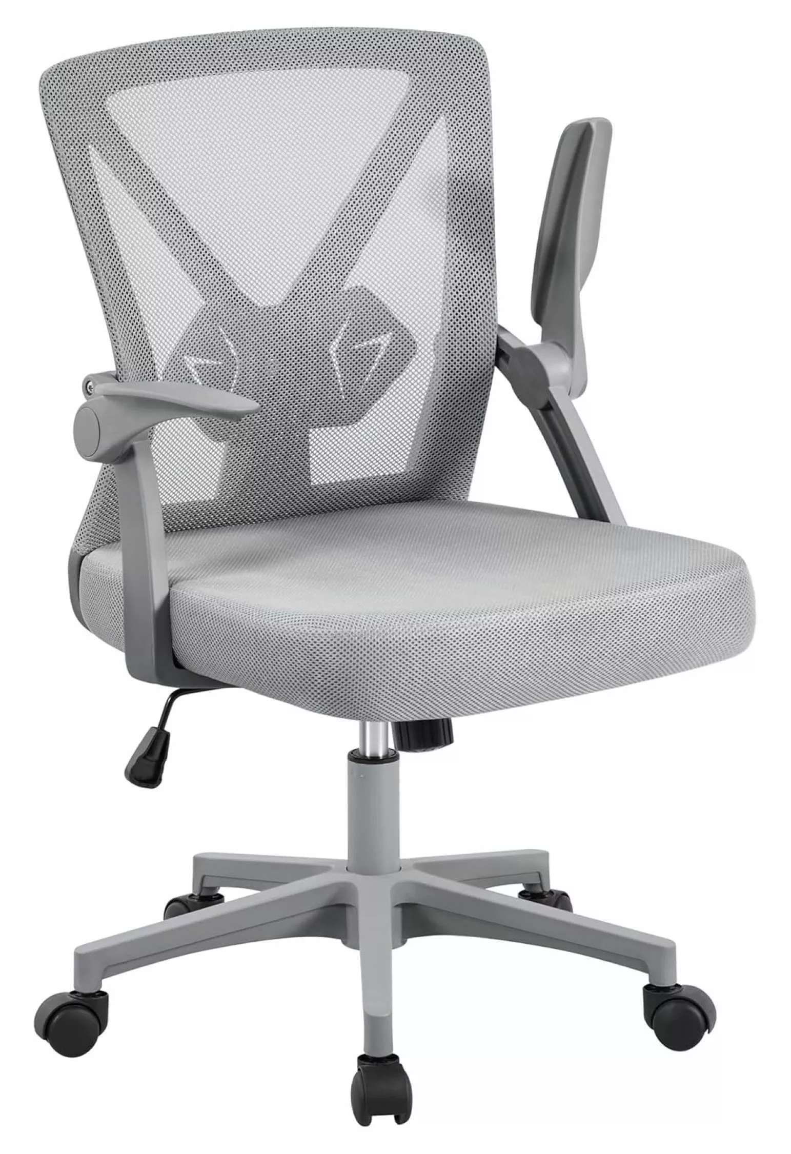 Mesh Office Swivel Desk Chair Flip Up Arms and Adjustable Height Home Office and Study Depot Esh