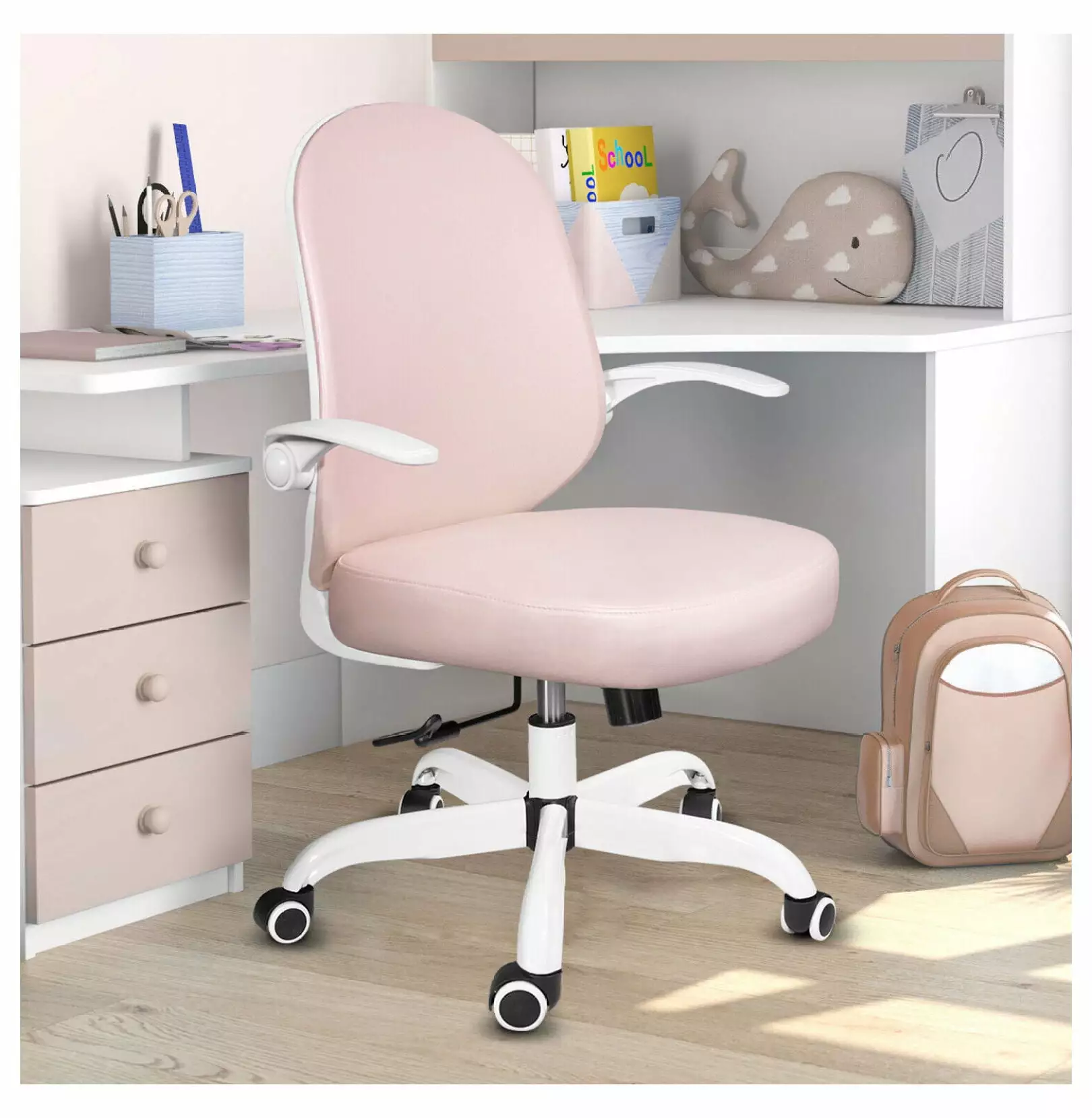 FENG20 Executive Office Chair Ergonomic Swivel Task Computer Study Desk Chair