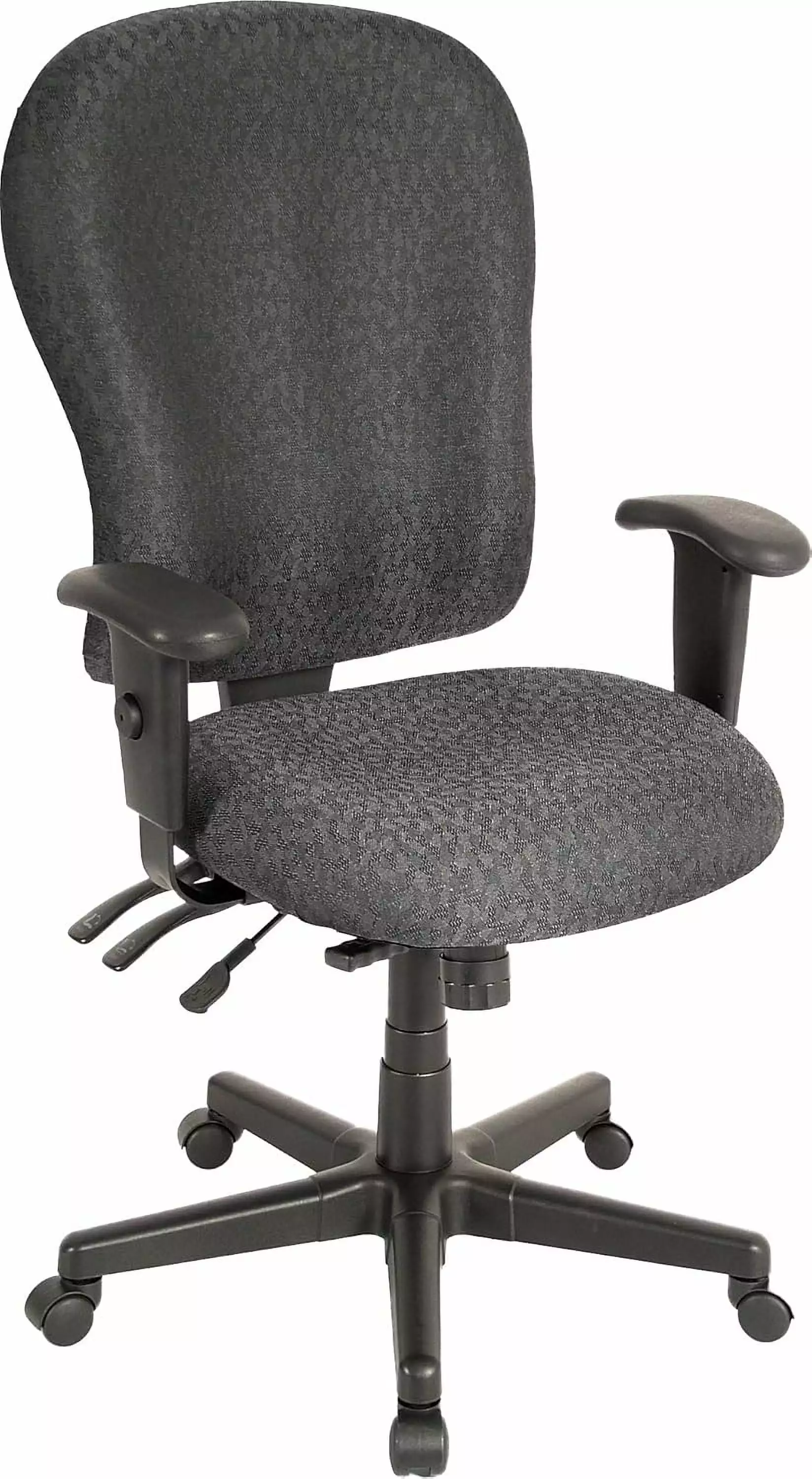 Raynor Eurotech 4 x 4 XL Fabric Ergonomic High Back Task Chair Charcoal Office Chair FJU