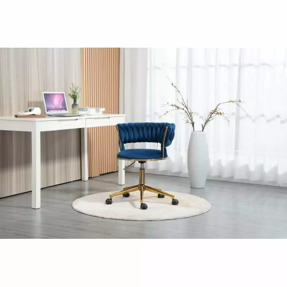 Modern Adjustable Home Office Desk Chair Swivel Task Chair Small Space Vanity Makeup Studying Hypeshops
