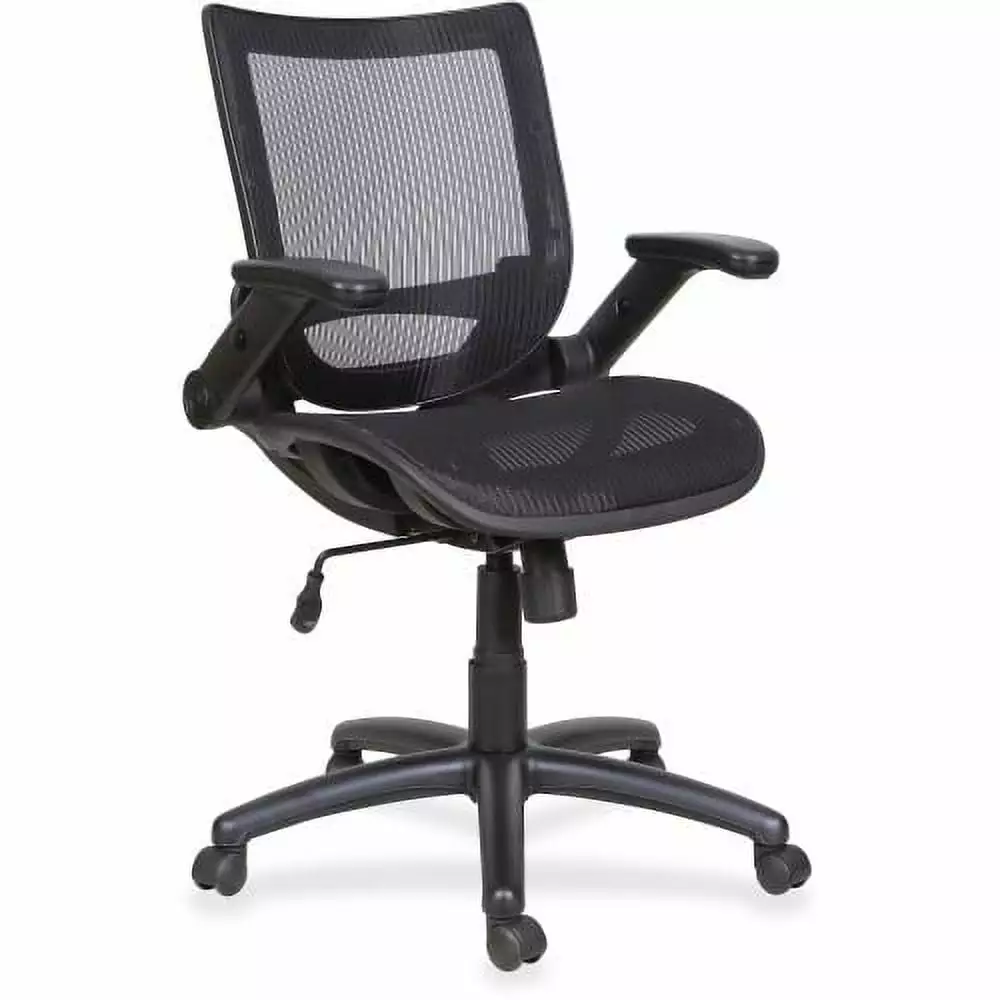 Lorell Mesh Task Chair 28-1/8x36-3/4x36-5/8 Black 60316