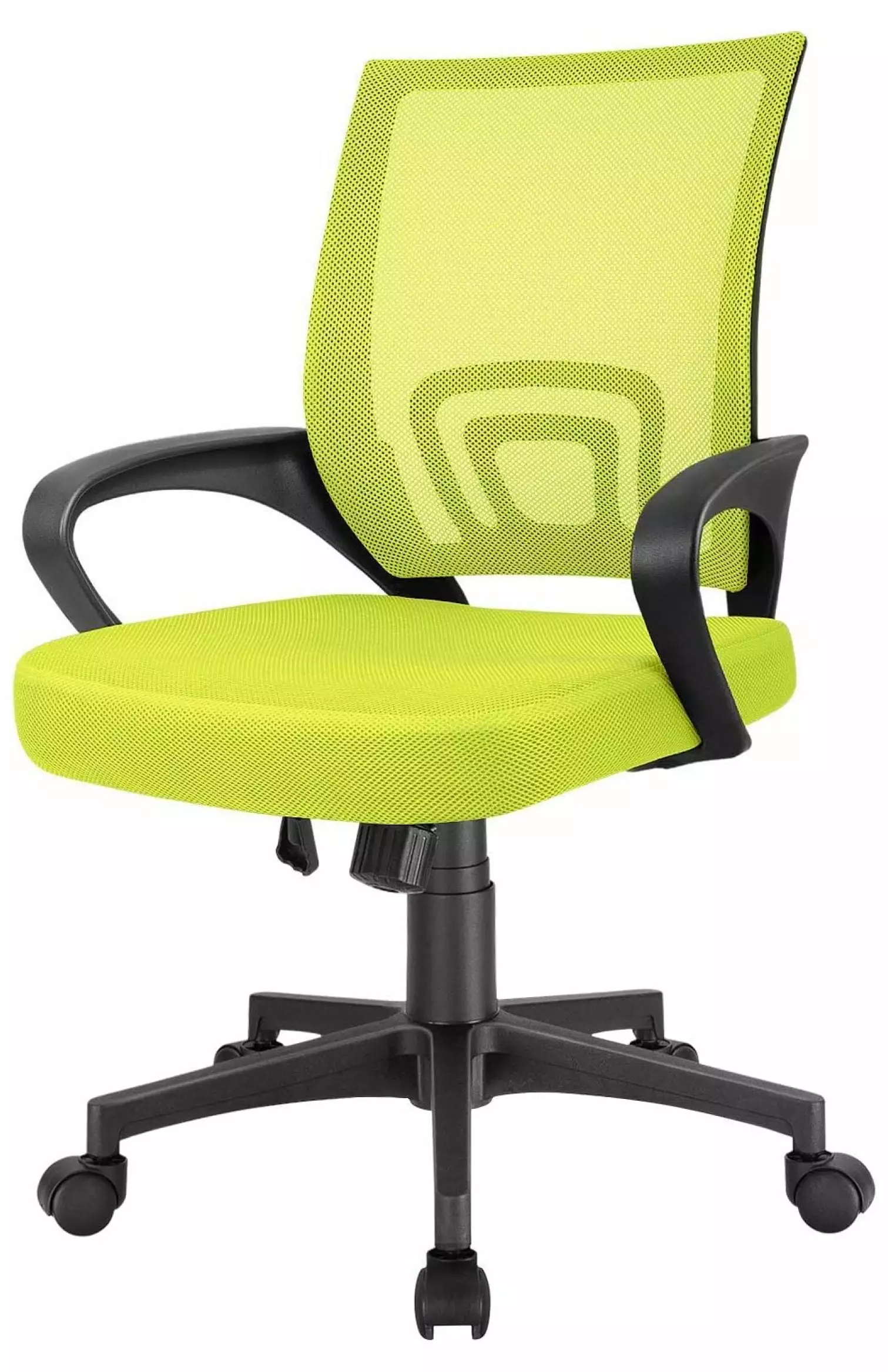 Yunwen Office Chair Ergonomic Desk Mesh Computer Chair Lumbar Support and Armrests Cyan