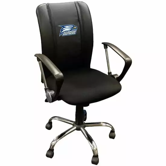 DreamSeat Georgia Southern Eagles Logo Curve Office Chair