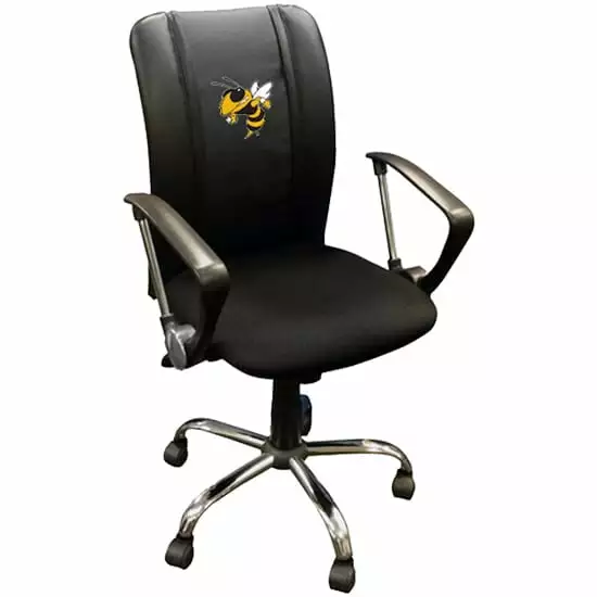 DreamSeat Georgia Tech Yellow Jackets Buzz Curve Office Chair