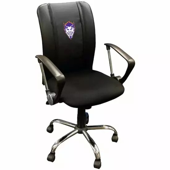 DreamSeat Northwestern State Demons Demon Head Logo Curve Office Chair