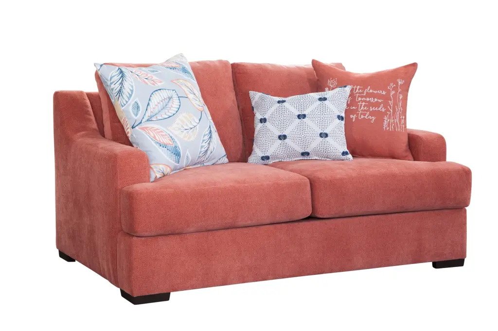 Furniture Classics Classic Paprika Loveseat Three Pillows American Furniture Classics