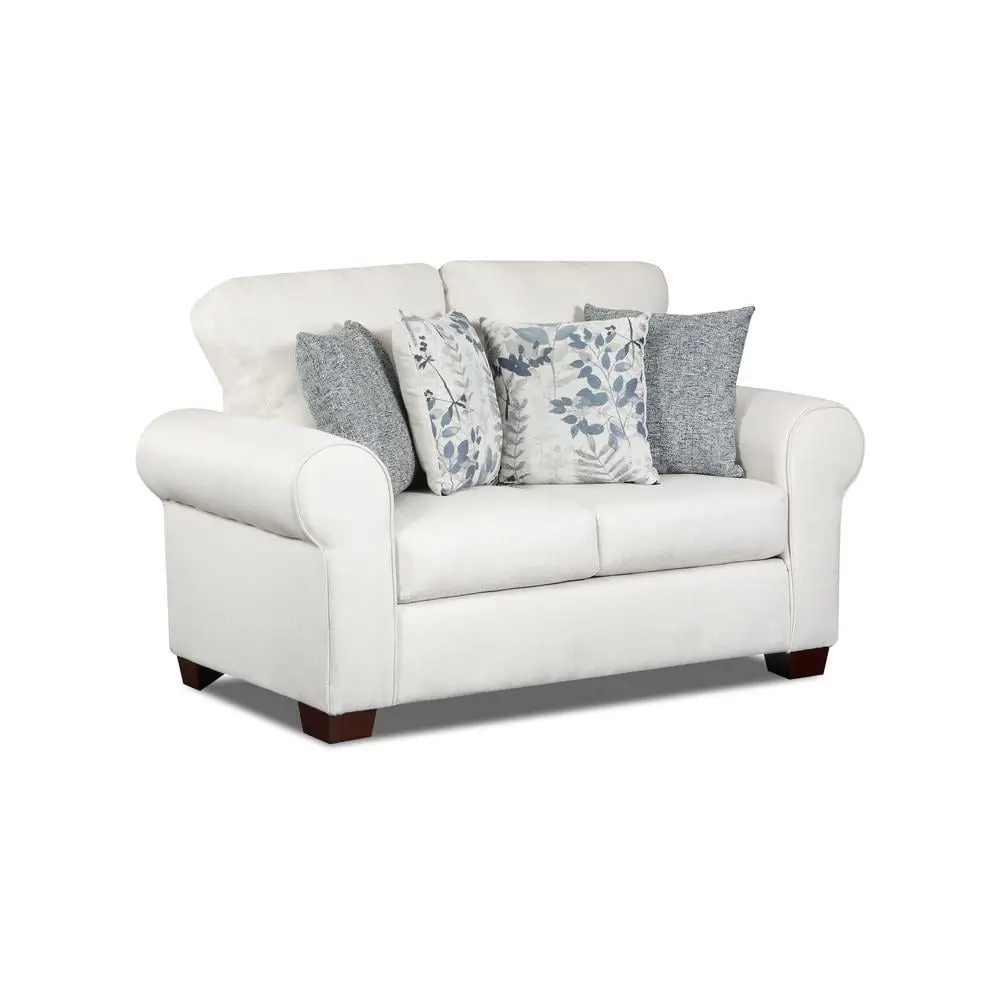 Furniture Classics Pembroke Loveseat Four Throw Pillows - Classic Sofa American Furniture Classics