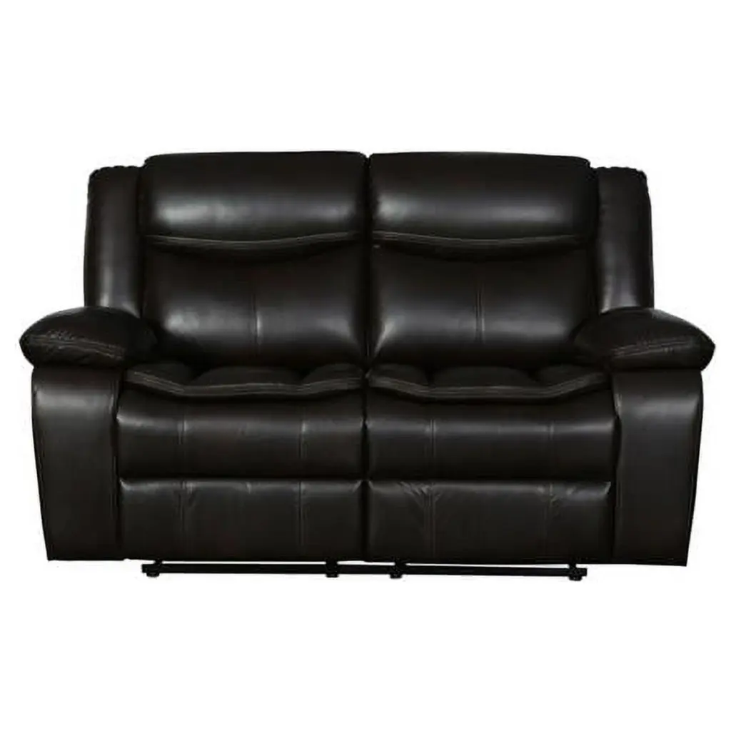 64 x 36 x 40 Brown Loveseat Living Room Fancy Fixtures