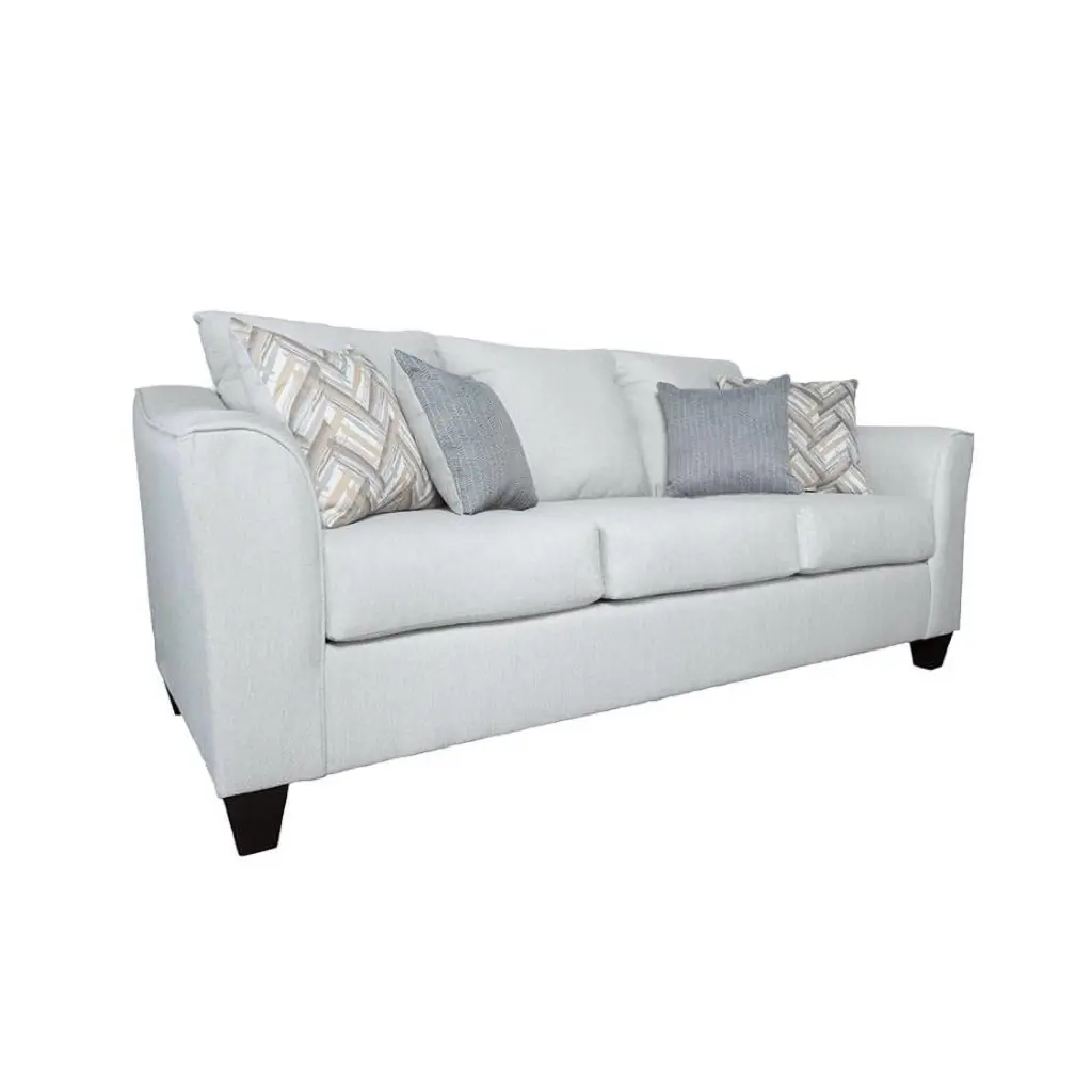 Coaster Salizar Fabric Upholstered Track Arm Fabric Sofa Gray Mist Coaster Company