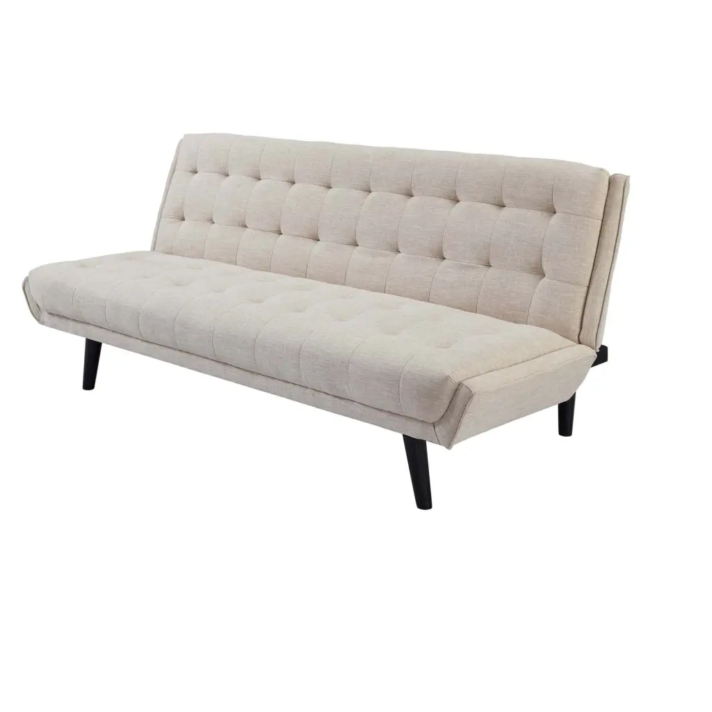 Modern Contemporary Urban Design Living Room Lounge Tufted Sofa Bed Beige