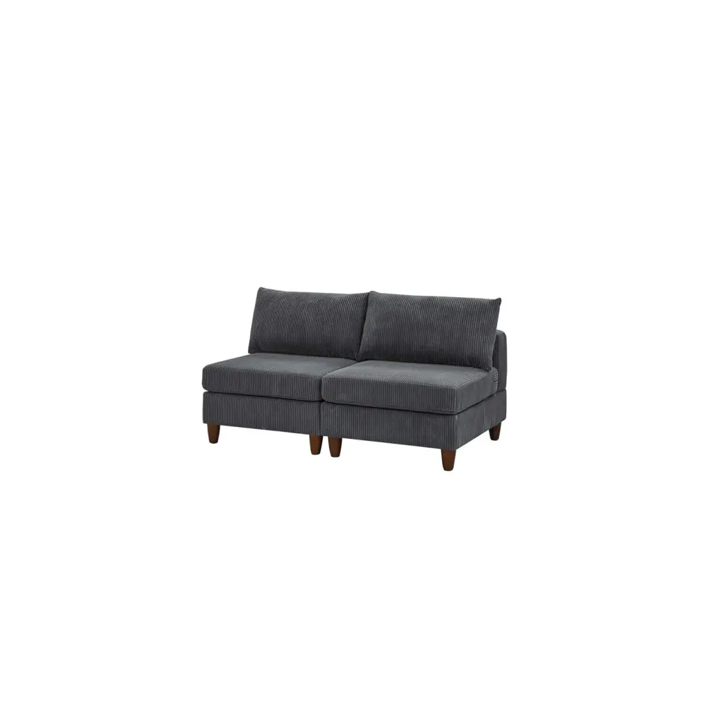 HomeStock 59-inch Upholstered Loveseat - Comfortable and Stylish Seating