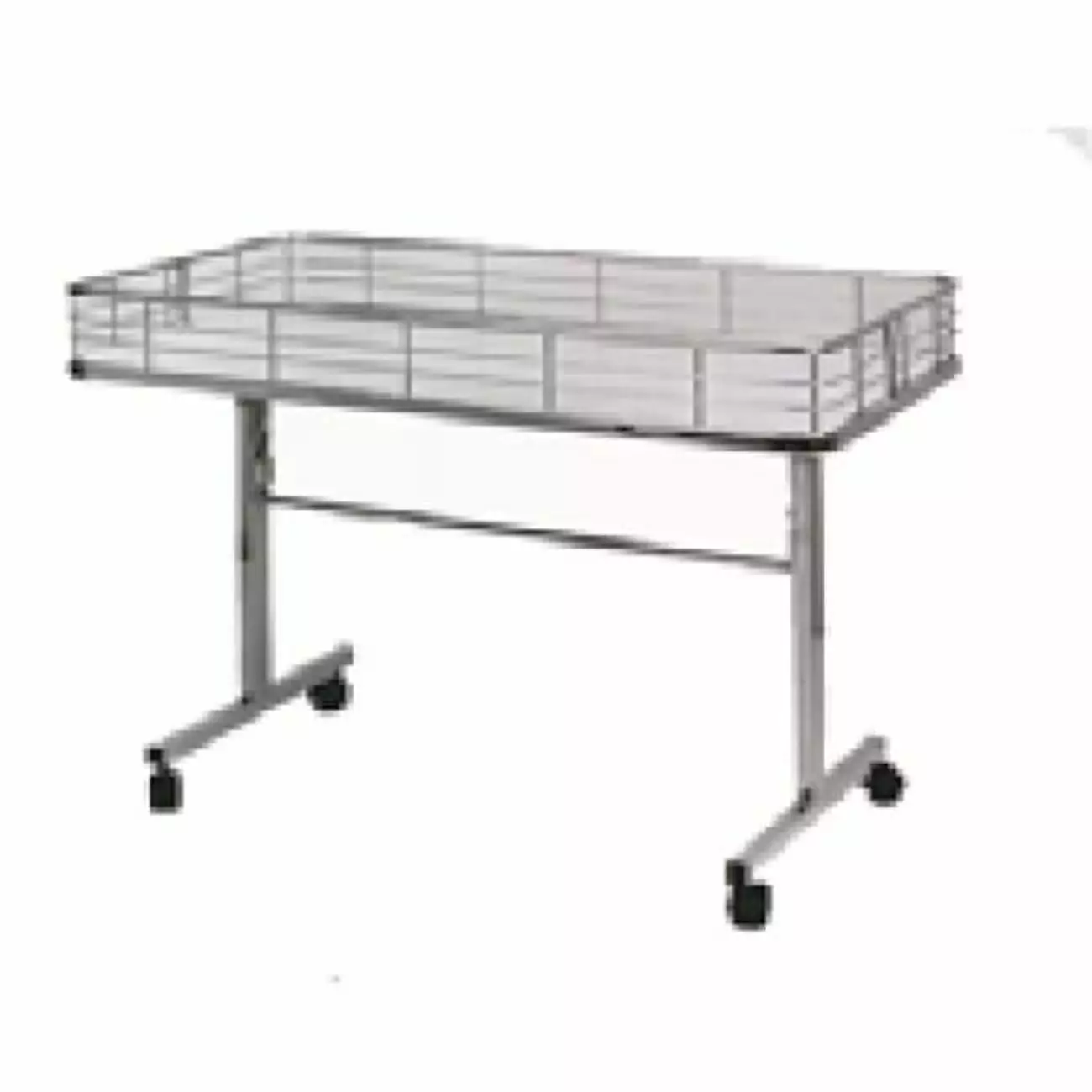 AMKO DT48-WTE 48 . Folding Dump Table Casters AMKO Displays