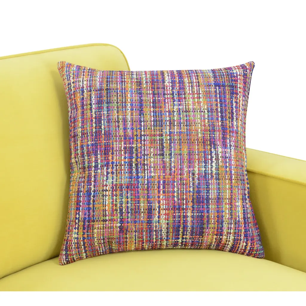 Wallace Bay Holland Electric Yellow Loveseat Velvet Upholstery. Wood Legs. And Track Arms Wallace & Bay
