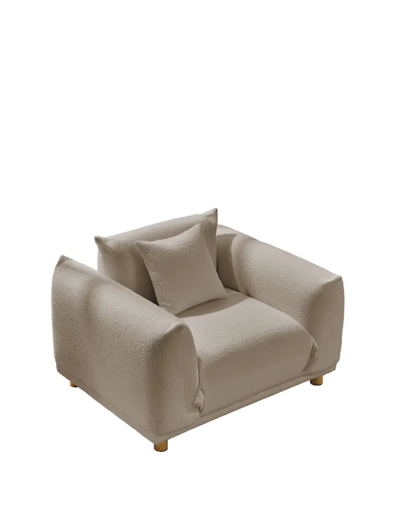 Luxurious Teddy Velvet Sofa - Plush Comfort Modern Living Spaces unknown