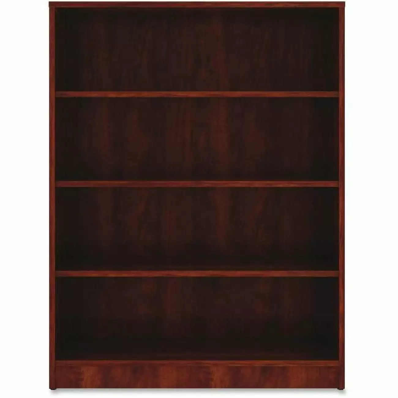 Bookcase 4 Shelf Cherry - Traditional Wood Storage Newestedition