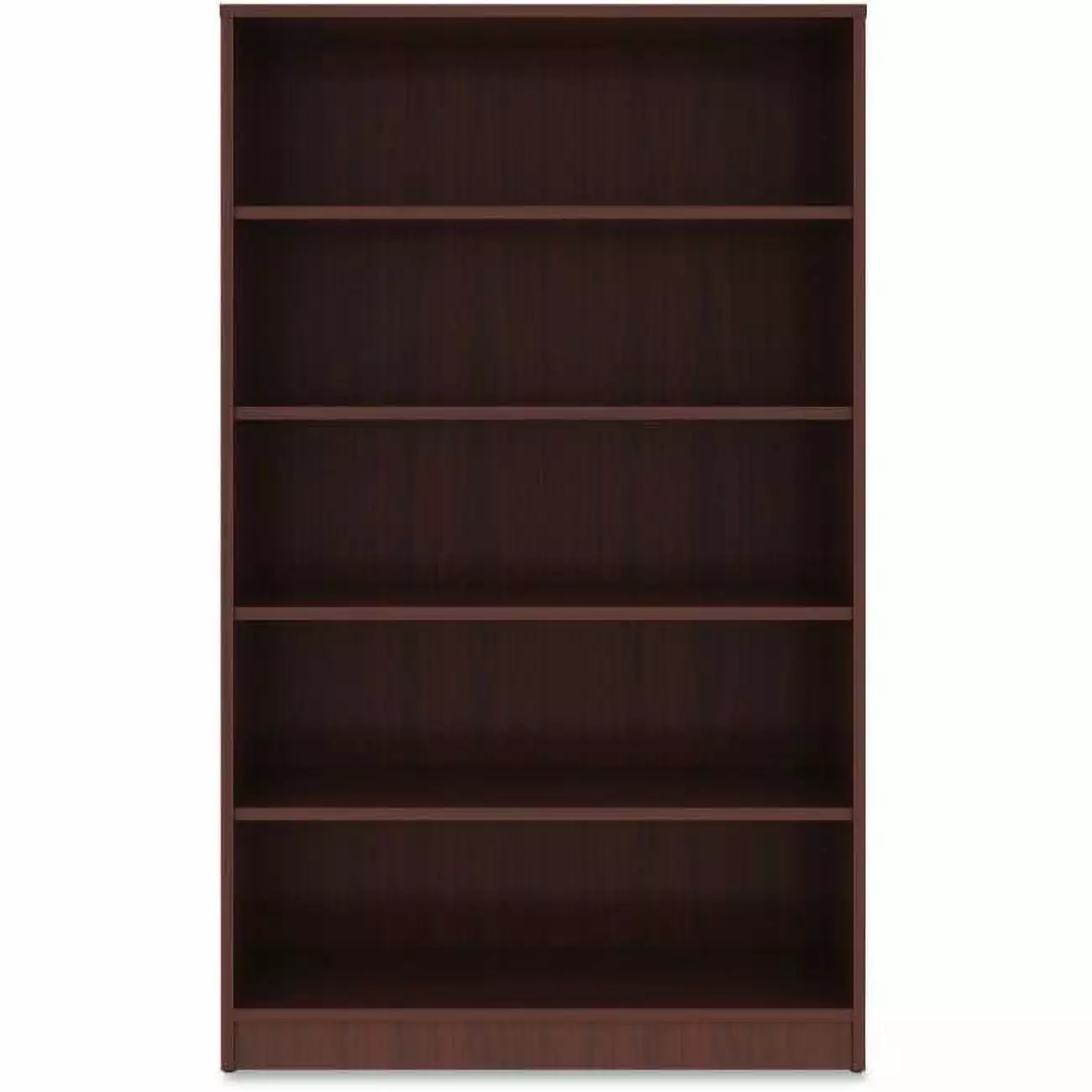 Bookcase 5 Shelf Mahogany - Elegant Home Office Furniture Newestedition