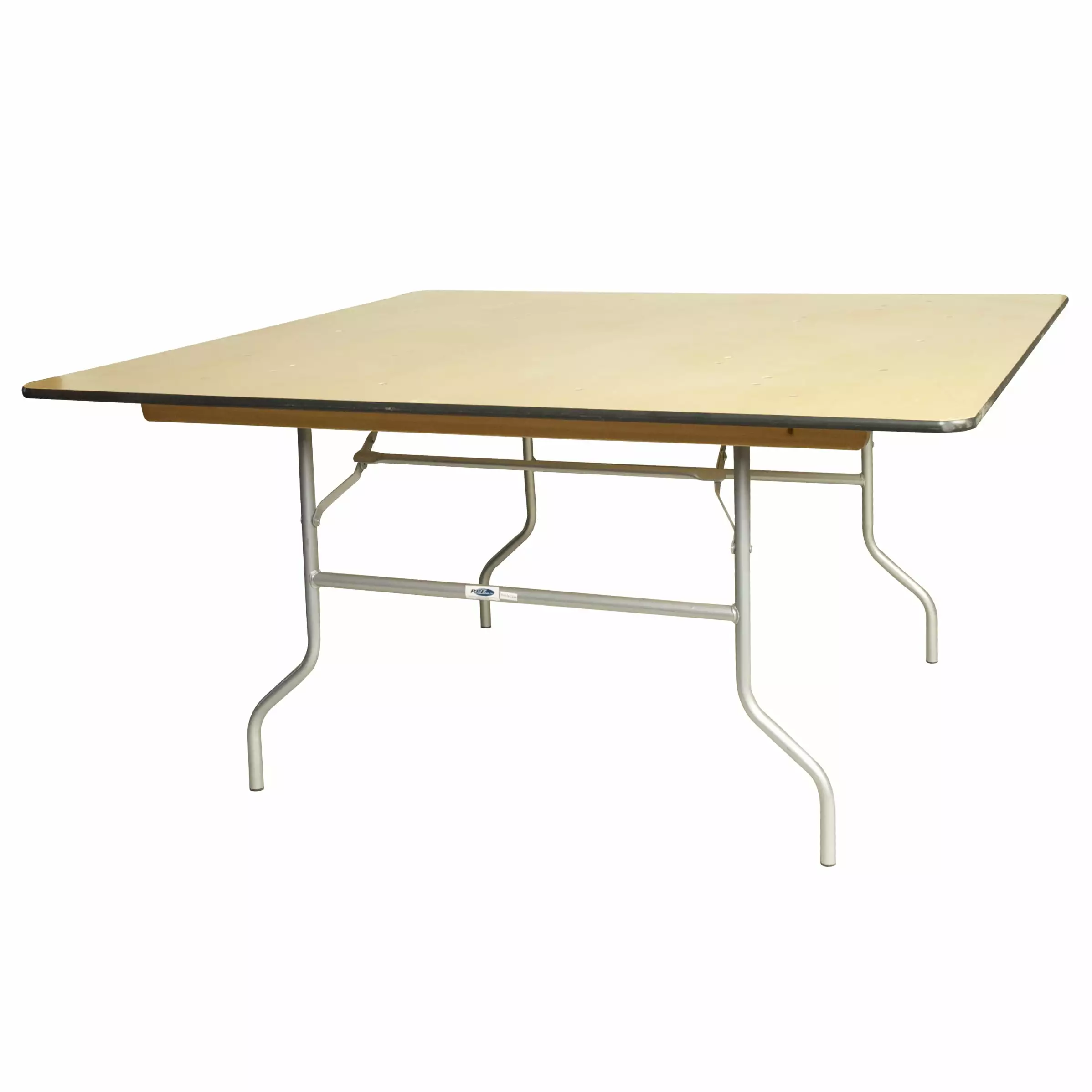 60X60 WFT Series Russian Birch Wood Square Table Metal Edge PRE Brand