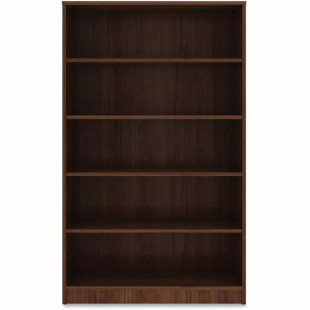 Bookshelf Walnut 5 Shelves Newestedition