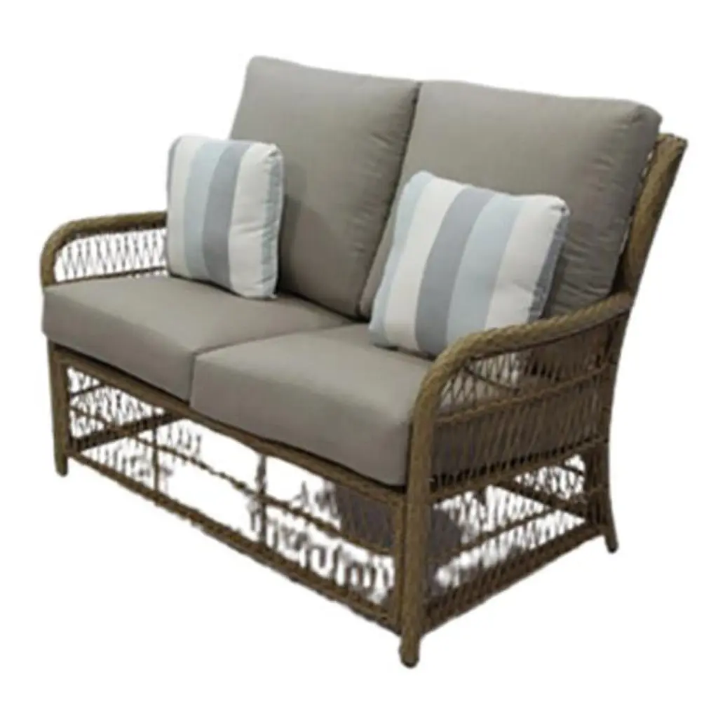 Posit Woven Loveseat Stylish and Comfortable Seating Home KD Mobiliario