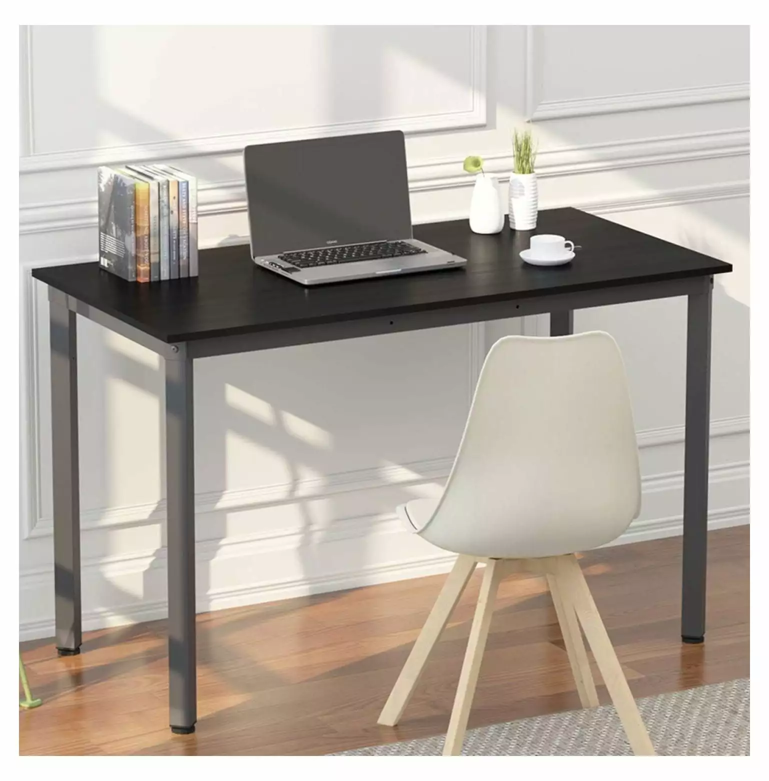 ZeloraGildan Computer Desk Home Office Writing Desk Study Laptop Dining Table